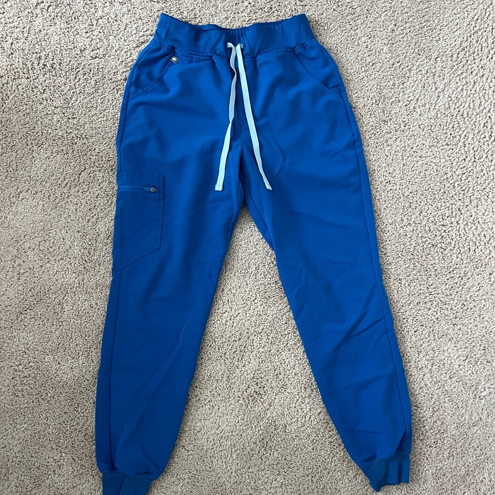 Figs Vibrant Blue Zamora Joggers